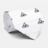 Apache Helikopter — kop aan Stropdas (Opgerold)