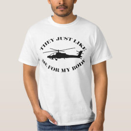 Apache Helikopter T-shirt