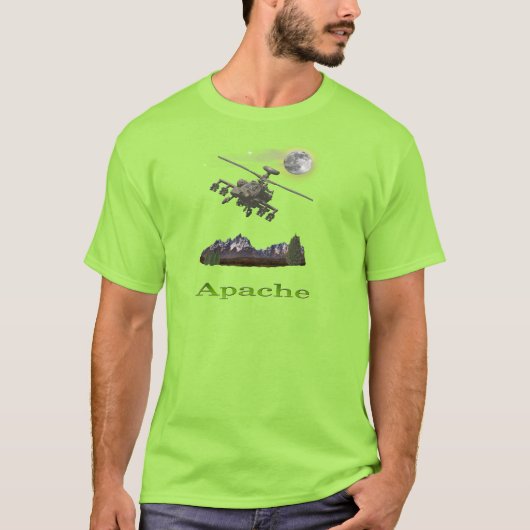 Apache-helikopter T-shirt (Voorkant)