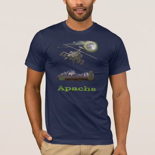 Apache-helikopter T-shirt (Voorkant)