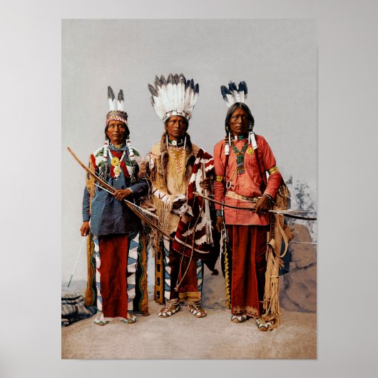 Apache-hoofden Poster (Voorkant)