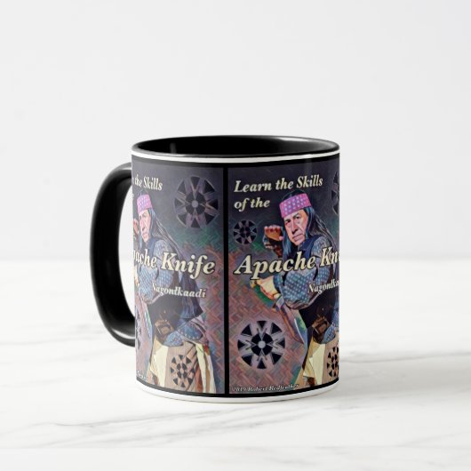 Apache Kinfe ®️ ™️ 🇺 🇸 Mug (Devant gauche)