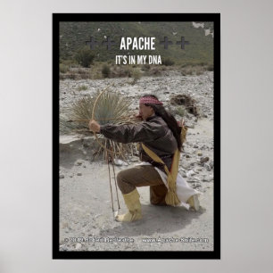 Apache Knife®™ 🇺 ADN Apache. Affiche