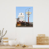 Apache Motel Sign, Tucumcari, New Mexico Poster (Keuken)