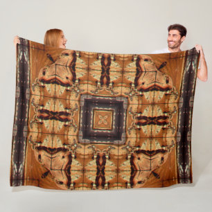 Apache Native Shaman Tribal Spirits Mandala Fleece Deken