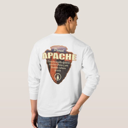 Apache (pijlpunt) t-shirt (Achterkant volledig)