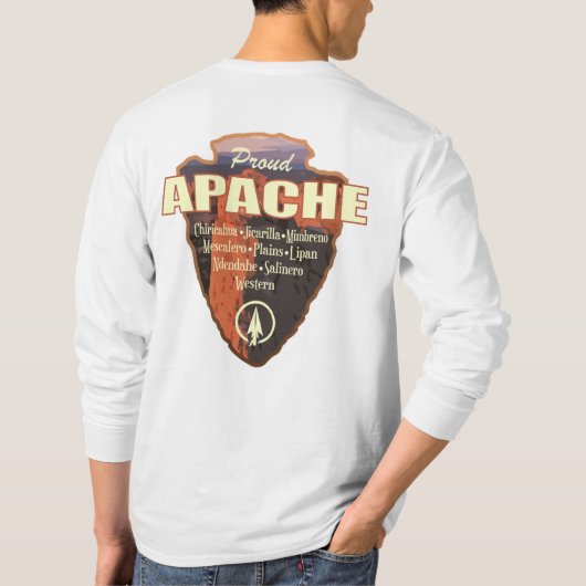 Apache (pijlpunt) t-shirt (Achterkant)