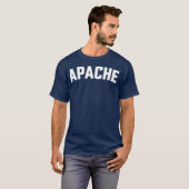 APACHE retro jongen 80s grappig T-shirt (Voorkant volledig)