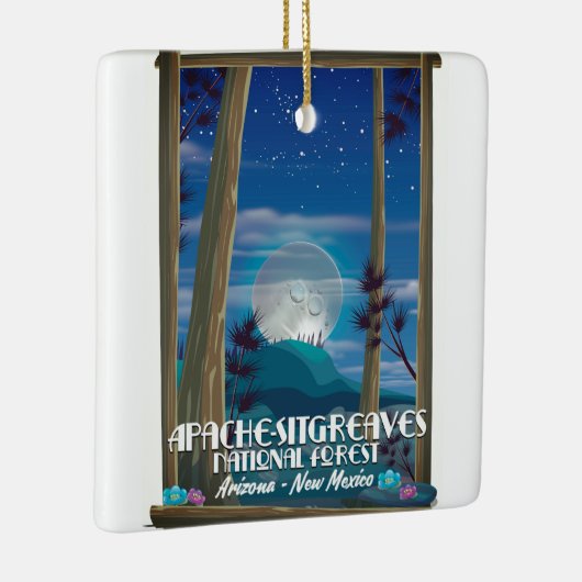 Apache-Sitgreaves National Forest Keramisch Ornament (Rechts)