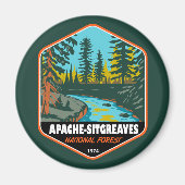 Apache Sitgreaves National Forest Magneet (Voorkant)