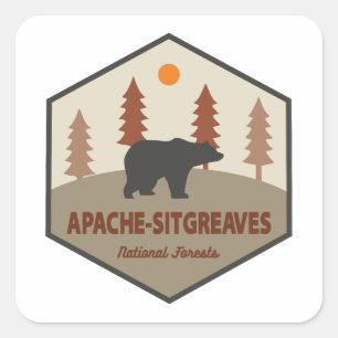 Apache-Sitgreaves National Forests Arizona Beer Vierkante Sticker
