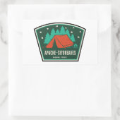 Apache-Sitgreaves National Forests Camping Rechthoekige Sticker (Tas)