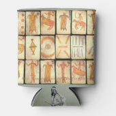 "-Apache speelkaarten" Blikjeskoeler (Voorkant)