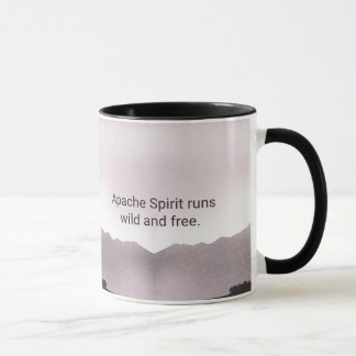 Apache Spirit Custom Typography Koffie Mok