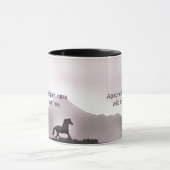Apache Spirit Custom Typography Koffie Mok (Midden)