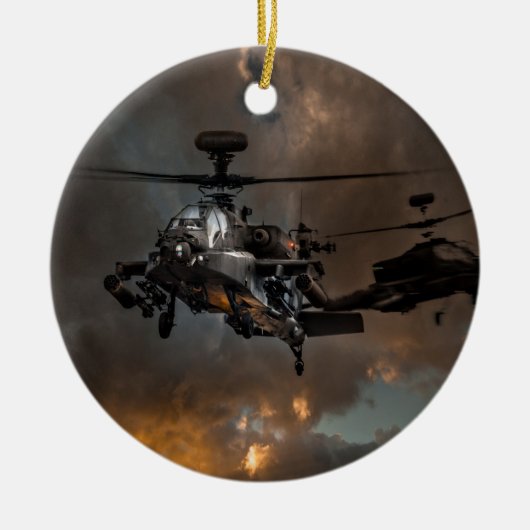 Apache Storm Keramisch Ornament (Voorkant)