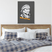 Apache Streched Canvas afdrukken (Insitu (Slaapkamer))
