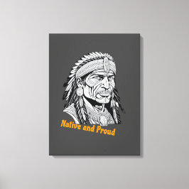 Apache Streched Canvas afdrukken