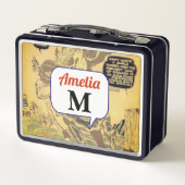 Apache Trail #1, Inheemse Amerikaan met banner (Achterkant)