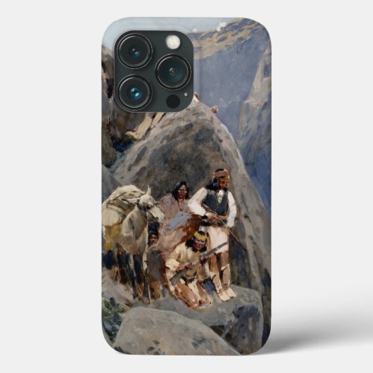 Apache Warriors: hinderlaag voor Amerikaanse caval Case-Mate iPhone Case (Achterkant)