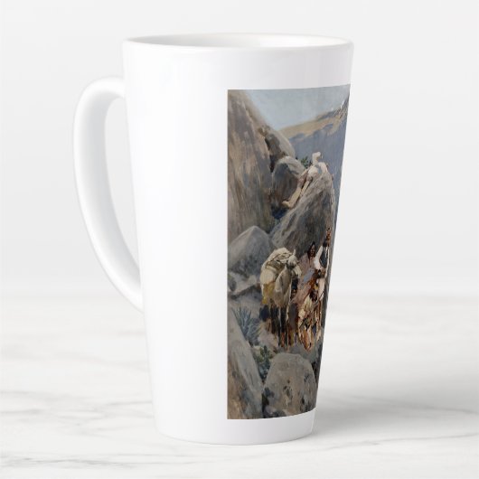 Apache Warriors: hinderlaag voor Amerikaanse caval Latte Mok (Linkerhoek)