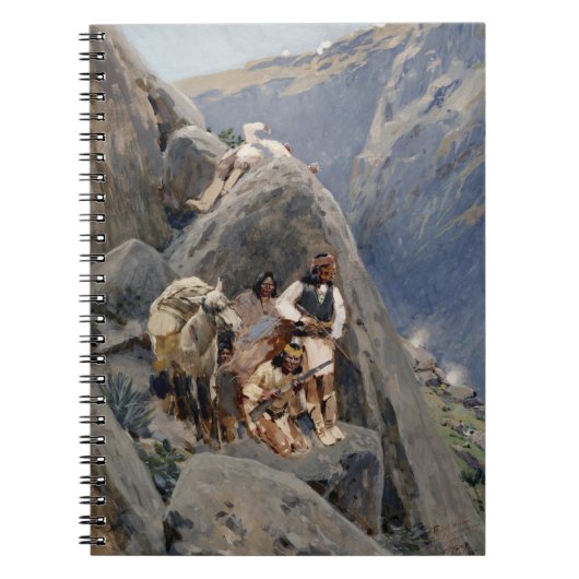 Apache Warriors: hinderlaag voor Amerikaanse caval Notitieboek (Voorkant)