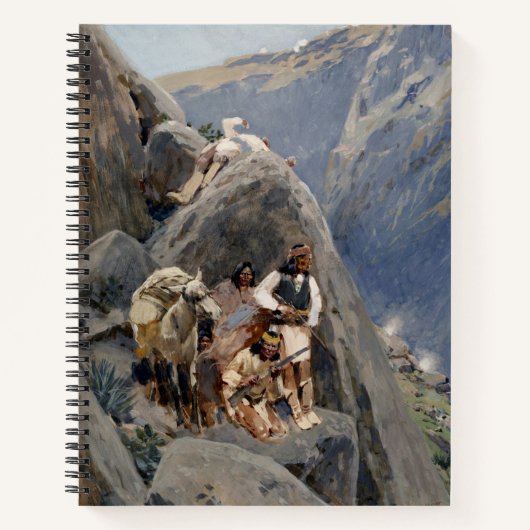 Apache Warriors: hinderlaag voor Amerikaanse caval Notitieboek (Voorkant)