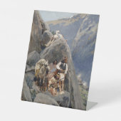 Apache Warriors: hinderlaag voor Amerikaanse caval Reclamebord Met Voetstuk (Voorkant)