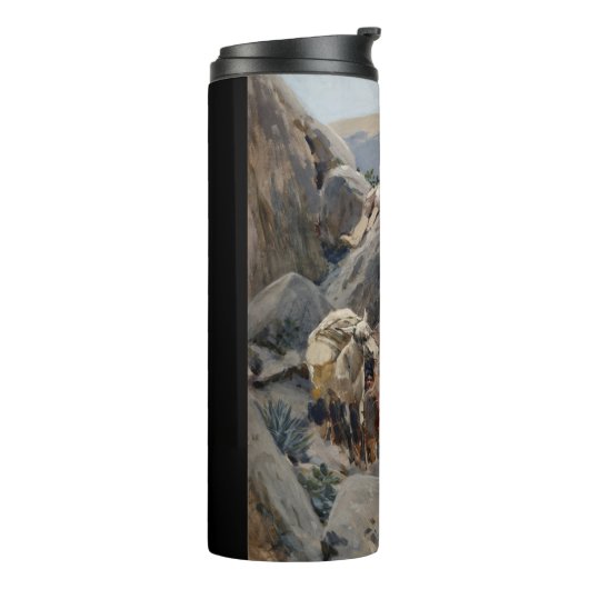 Apache Warriors: hinderlaag voor Amerikaanse caval Thermosbeker (Gedraaid links)