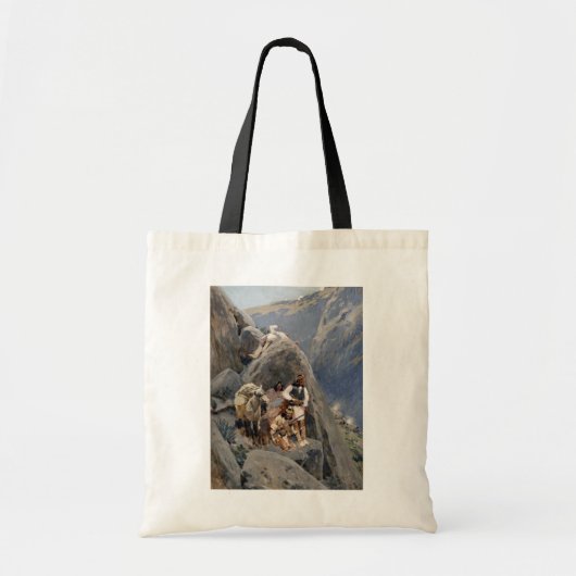 Apache Warriors: hinderlaag voor Amerikaanse caval Tote Bag (Voorkant)