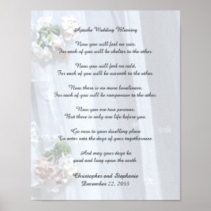Apache Wedding Blessing 11 x 14-inch  kant Poster