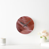 Apache Wedding Blessing Canyon Foto Clock Custom Ronde Klok (Huis)