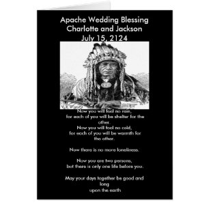 Apache Wedding Blessing Cheif