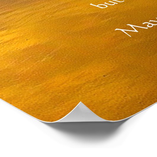 Apache Wedding Blessing Gold Ocean Rock Poster (Hoek)