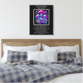 Apache Wedding Blessing Luminous Mushroom Fantasy Canvas Afdruk (Insitu (Slaapkamer))