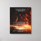 Apache Wedding Blessing Moon en Universe Canvas Afdruk (Voorkant)