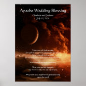Apache Wedding Blessing Moon en Universe Poster (Voorkant)