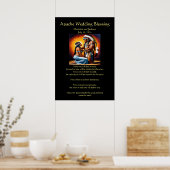 Apache Wedding Blessing Ojibwa Cheif Poster (Keuken)
