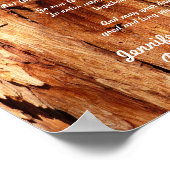 Apache Wedding Blessing Old Wood, Names Poster (Hoek)