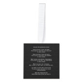 Apache Wedding Blessing Personalized Ornament (Voorkant)