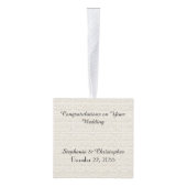 Apache Wedding Blessing Personalized Ornament (Rechts)