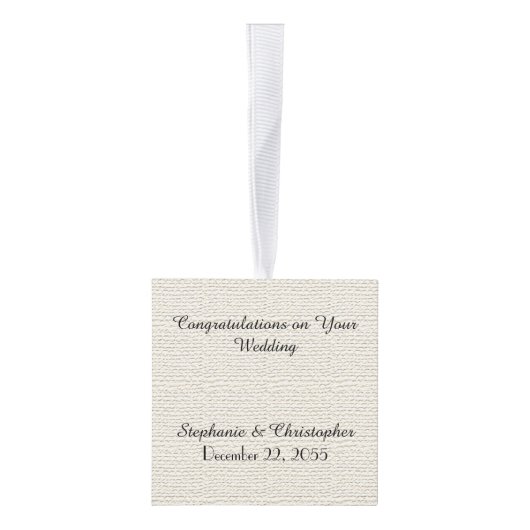 Apache Wedding Blessing Personalized Ornament (Rechts)