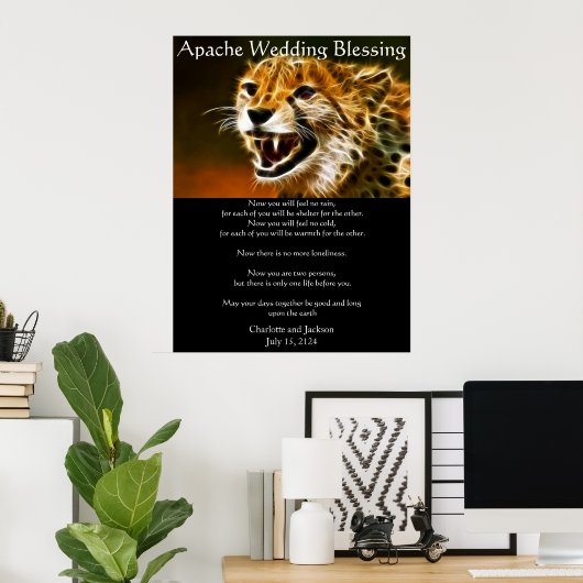 Apache Wedding Blessing Poster (Thuiskantoor)