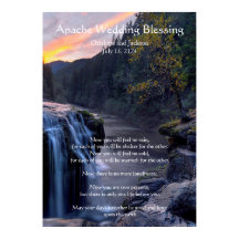 Apache Wedding Blessing River Water Herfsten