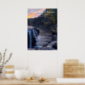 Apache Wedding Blessing River Water Herfsten Poster (Keuken)