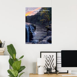 Apache Wedding Blessing River Water Herfsten Poster