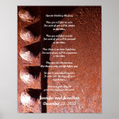 Apache Wedding Blessing Rusty Metal Kijk Poster (Voorkant)