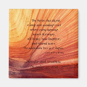 Apache Wedding Blessing Southwest Square Magnet Magneet (Voorkant)