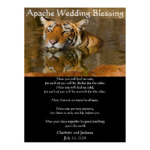 Apache Wedding Blessing Tiger