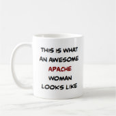apache woman, awesome coffee mug (Gauche)